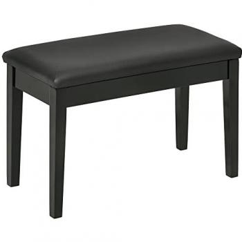 Banco Piano Black Leather 150kg
