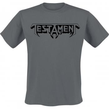 Testament T-Shirt Bay Area Thrash Blackout – Herren, Größe S–XXL, Charcoal