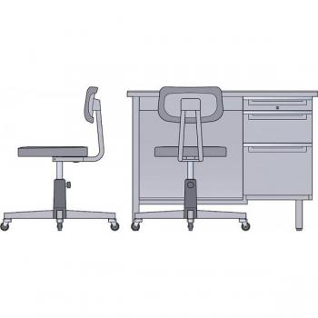 Hasegawa 1/12 Scale Desk and Chair Assembly – FA03