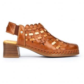 Zapatos de piel con elástico para mujer