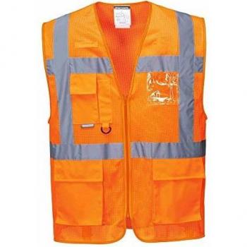 Gilet Meshair alta visibilità Arancione XXXL