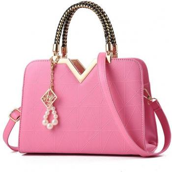 Beaded Zipper Handbag for Women