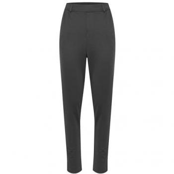 KAFFE Jenny Pantaloni da donna, stile chino, grigio scuro
