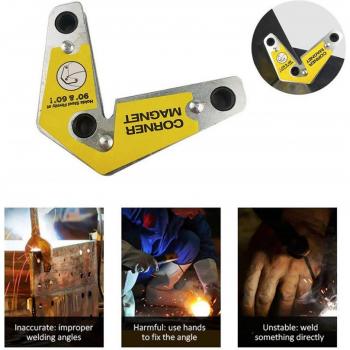 ASCENDAS 2pcs Dual-Use Corner Magnet Holders