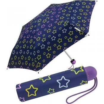 Happy Rain Kinderschirm – Mini, Taschenfreundlich, Reflektierend