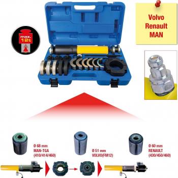 Ensemble KS Tools Bagues de fixation silencieuse, 19 composants