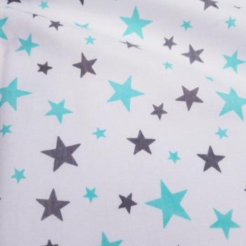 Star Pattern Cotton Fabric for Quilting and Sewing