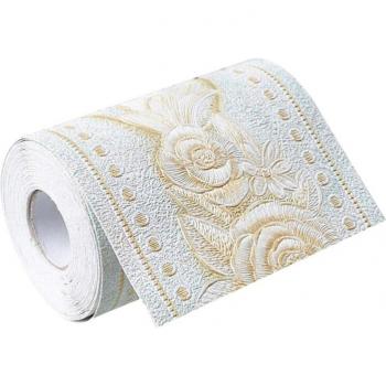 Self-Adhesive Green Rose Wallpaper Border