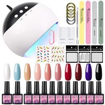 Kit Manucure Saint‑Acior 24 W – Vernis Gel Semi‑Permanent & Décor