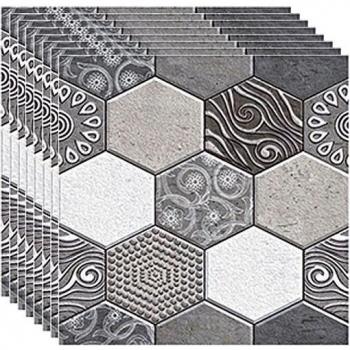 Papier Peint Brique Autoadhésif 3D pour Mur de Salle de Bain et Cuisine