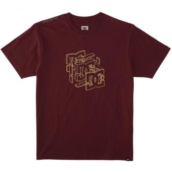T-Shirt Rebuild Bordeaux DC Shoes ADYZT53-37 Regular