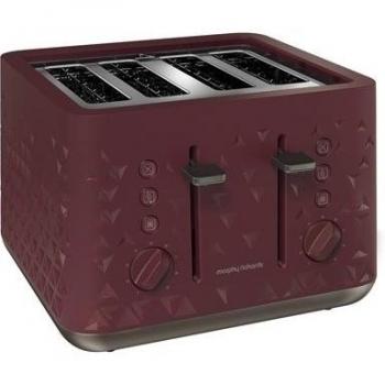 Merlot Four‑Slice Toaster by Morphy Richards
