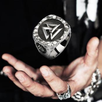 Bague à Symbole Valknut