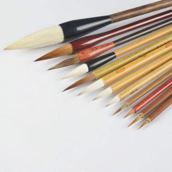 Artisan Chinese Calligraphy and Watercolor Brush Set