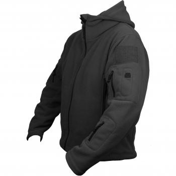 Warrior‑Style Warm Hoodie mit Fleece & Kappa-Streifen – Savage Island