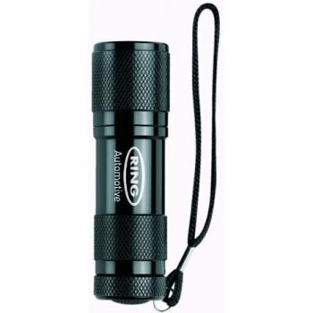 Lampe de Poche à LED RING en Aluminium Noir