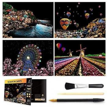 Tarjetas de Rascar Wbeng para Niños y Adultos