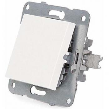 Interrupteur Carré Panasonic 10A 250V Avec Griffes Blanc