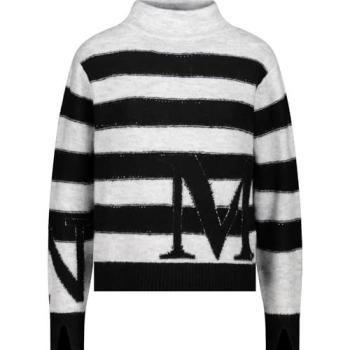 Monari Pullover Nero/Bianco Sfumature Classiche