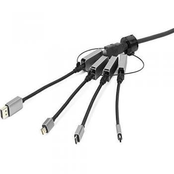 VivoLink Pro HDMI Adapter Ring w/Cable USB-C, DP, Mini DP, Mini HDMI