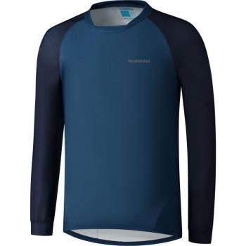MYOKO Langarmtrikot Warm, Ozeanblau