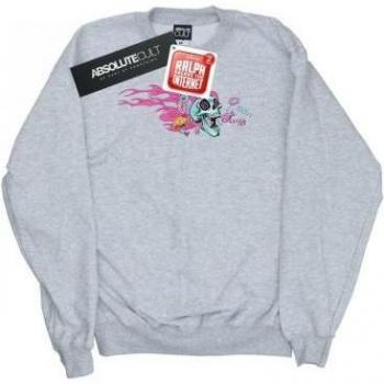 Felpa per Ragazze Disney Wreck It Ralph con Teschio di Caramelle
