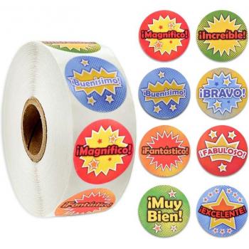500pcs Cute Words Reward Stickers for Scrapbooking
