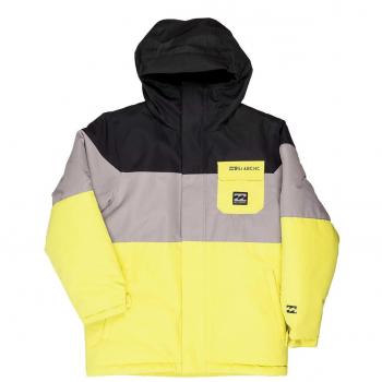 Abrigo Billabong Tribong para Niños, Amarillo