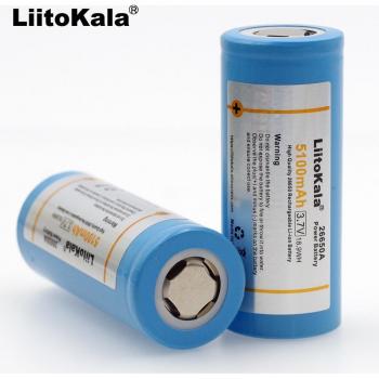 LiitoKala 26650-55A 3.6V Rechargeable Battery for Flashlights (2PCS)