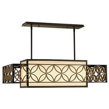 Remy 4 Light Ceiling Pendant Bar Gold, Bronze, E27