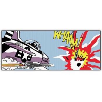 Lichtenstein-Whaam 1963 Ec21690 – Coffret en bois décoratif