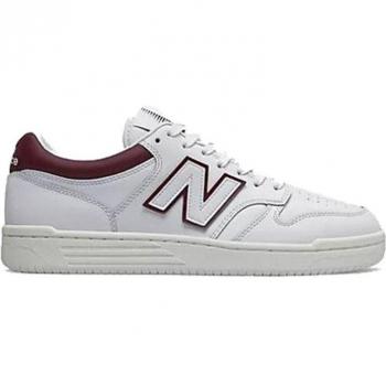 Sneaker New Balance 480 bianco e granata uomo