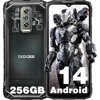 Smartphone Doogee Blade 10 Ultra Rugged 8 Go RAM 256 Go Noir Écran 6.56'' Android 14 NFC 5150mAh