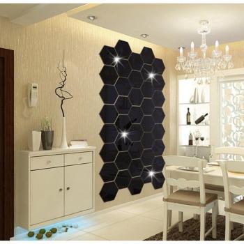 Hexagon Spiegel Dekoration für Zuhause