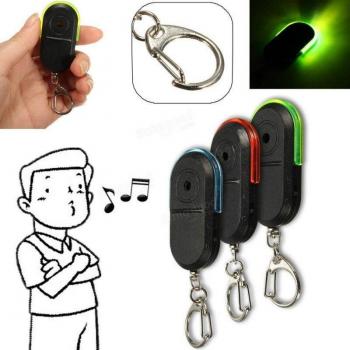 Mini Keychain Alarm with Wireless Whistle and LED Locator for Children and Seniors
