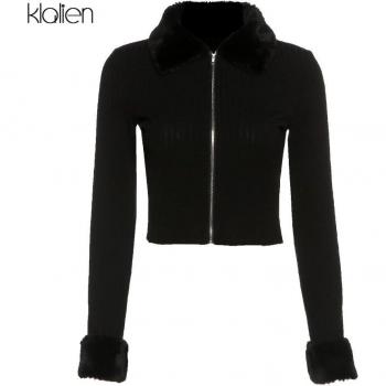 Polo de Punto Peluche para Mujer