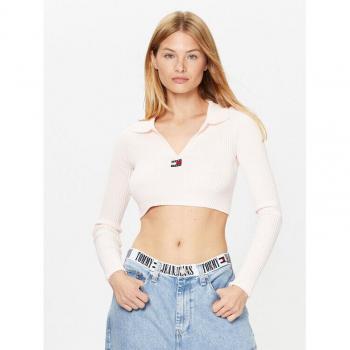 Tommy Jeans Polo Rosa Slim Fit