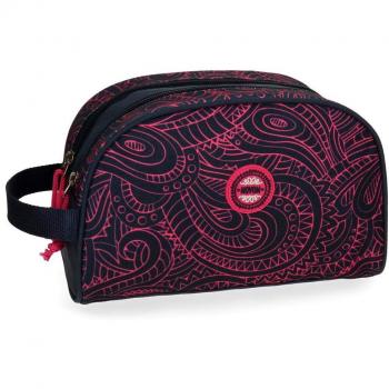 Trousse de toilette double compartiment flexible Paisley