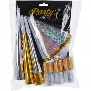 Pack de cotillón para fin de año para 10 personas