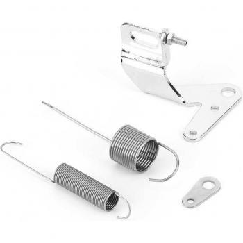 Carburetor Throttle Cable Bracket with Stainless Steel Parts and Dual Springs