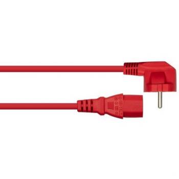KM SK0130-R005 – 0.5 m E+F Plug‑to‑C13, 90° Angled Safety Adapter