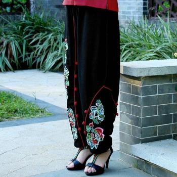 Pantalones de Lino Sueltos para Mujer Primavera-Otoño