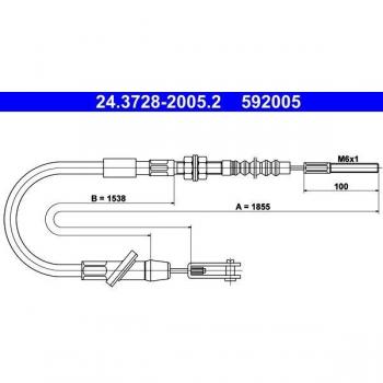Accesorio de Embrague ATE 24.3728‑2005.2