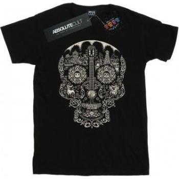 Coca T-shirt donna XL a maniche lunghe, stampa teschio bianca