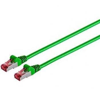 S/CONN maximum connectivity Netzwerkkabel-Patchkabel, cat 6A, S/FTP, PIMF, Halogenfrei, GHMT-ZERTIFIZIERT, grün, 20,0m