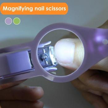 Splash-proof LED Magnifying Nail Clippers