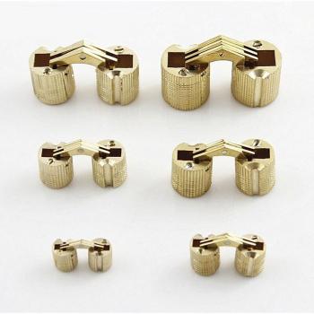 1PC 8-18mm Concealed Brass Furniture Hinges