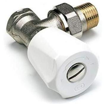 3/8” haaks radiatorkraan 408U – EURO‑SAR handbediening