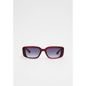 Burgundy Rectangular Tortoiseshell Sunglasses from Stradivarius