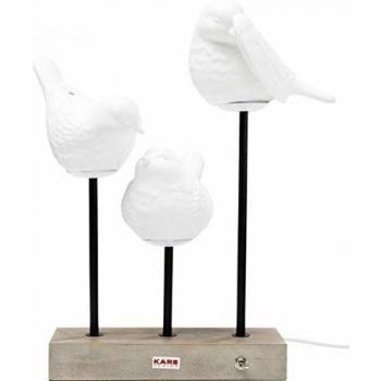 Tischlampe Leuchte Nachttischlampe Vogel Lampe Birds LED Beton NEU KARE Design
